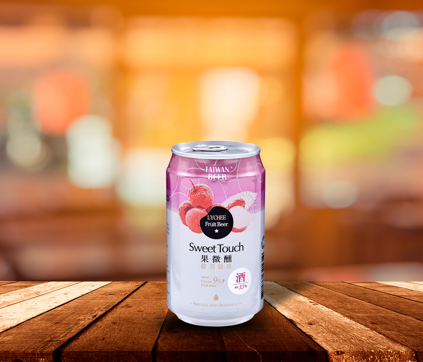 картинка Пиво Свит Тач Фрут Бир Личи (Sweet Touch Fruit Beer Lichee), 3,5%, 330мл от магазина Товары из Японии и Юго-Восточной Азии